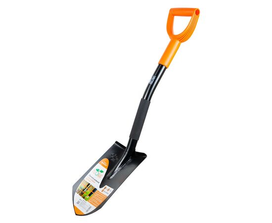 Лопата Flora штыковая с металлической ручкой 285x195x800мм 1.6кг (5045224), изображение 4 Лопата Flora штыковая с металлической ручкой 285x195x800мм 1.6кг (5045224), изображение 4