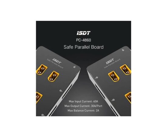 Зарядное устройство для дрона iSDT PC-4860S LiPo Parallel Charging Board (HP0015.0023), изображение 4 Зарядное устройство для дрона iSDT PC-4860S LiPo Parallel Charging Board (HP0015.0023), изображение 4