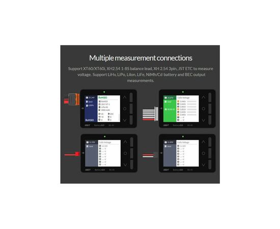 Зарядное устройство для дрона iSDT BG-8S Battery Meter (HP0015.0013), изображение 7 Зарядное устройство для дрона iSDT BG-8S Battery Meter (HP0015.0013), изображение 7
