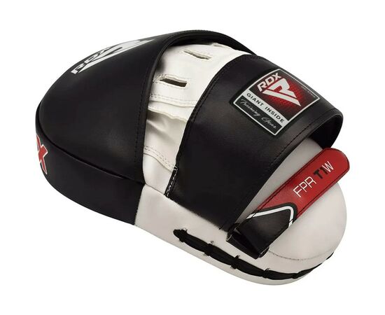 Лапы боксерские RDX T1 Curved White/Black (FPR-T1W), изображение 2