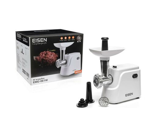 Мясорубка Eisen EMG-061W, изображение 7 Мясорубка Eisen EMG-061W, изображение 7
