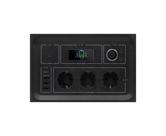 Зарядна станція PowerPlant 1036.8Wh, 288000mAh, 1000W (PB930524), зображення 6 Зарядна станція PowerPlant 1036.8Wh, 288000mAh, 1000W (PB930524), зображення 6
