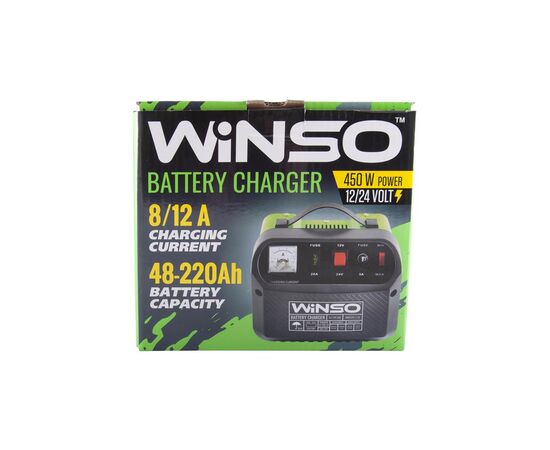 Зарядное устройство для автомобильного аккумулятора WINSO 139500, изображение 5 Зарядное устройство для автомобильного аккумулятора WINSO 139500, изображение 5