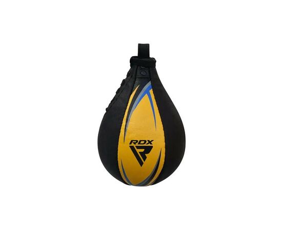 Груша боксерская RDX 2Y Boxing Speed Ball Leather Multi Yellow/Blue (2SBL-S2YU), изображение 2 Груша боксерская RDX 2Y Boxing Speed Ball Leather Multi Yellow/Blue (2SBL-S2YU), изображение 2