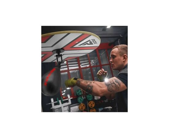 Груша боксерская RDX F6 Kara Speed Boll + swivel Matte Red (2SBR-F6MR), изображение 4 Груша боксерская RDX F6 Kara Speed Boll + swivel Matte Red (2SBR-F6MR), изображение 4