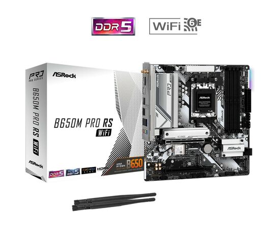 Материнская плата ASRock B650M PRO RS WIFI, изображение 6 Материнская плата ASRock B650M PRO RS WIFI, изображение 6