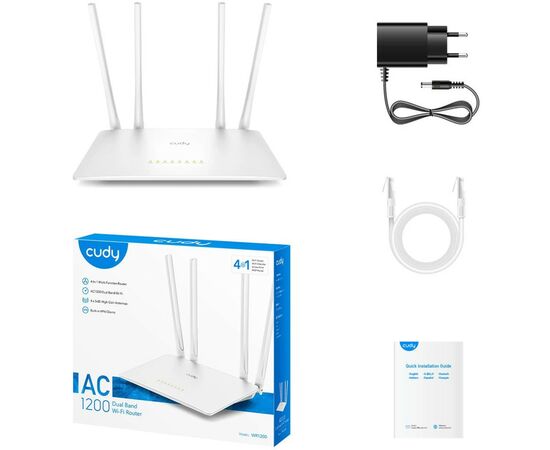 Маршрутизатор Cudy WR1200, изображение 5 Маршрутизатор Cudy WR1200, изображение 5