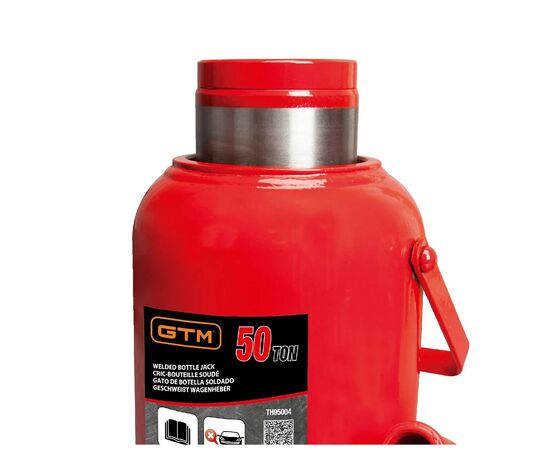 Домкрат GTM гидравлический бутылочный 50т (280-450мм) (TH95004), изображение 2 Домкрат GTM гидравлический бутылочный 50т (280-450мм) (TH95004), изображение 2