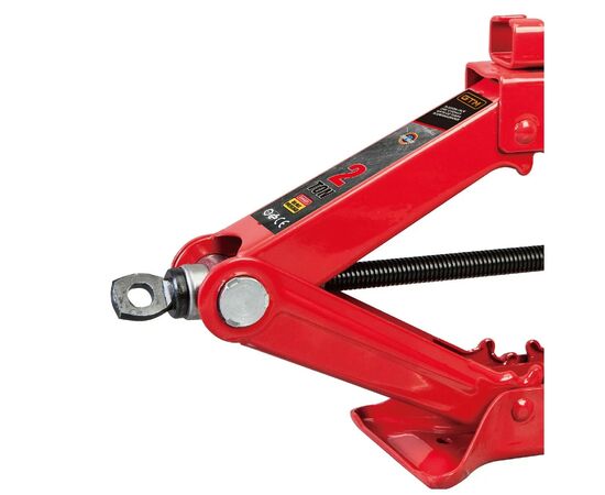 Домкрат GTM механический ромбовидный 2т (120-395мм) (T10202-GS+H07), изображение 2