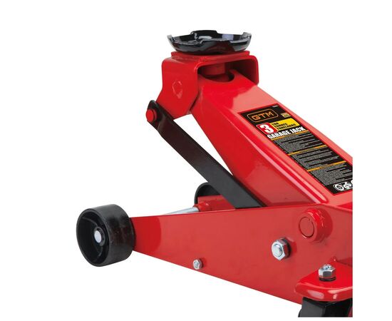 Домкрат GTM подкатный 3,5т (145-500мм) педаль подъема (T83502), изображение 3