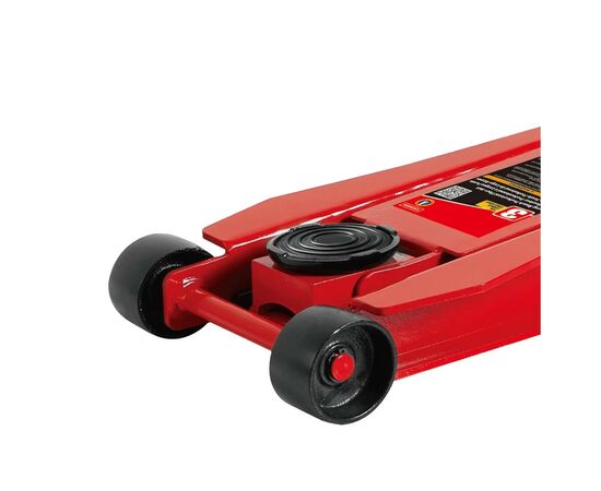 Домкрат GTM подкатный 3т, низкопрофильный (85-610мм) двойной насос (TZ830009), изображение 2