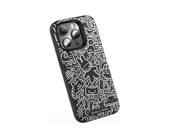 Чехол для мобильного телефона Benks Black and White MagSafe for iPhone 15 Pro Max (1248544), изображение 3 Чехол для мобильного телефона Benks Black and White MagSafe for iPhone 15 Pro Max (1248544), изображение 3