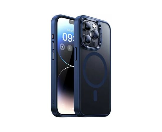Чехол для мобильного телефона Benks MagClap Mist Protective Blue for iPhone 15 Pro (1248533), изображение 2 Чехол для мобильного телефона Benks MagClap Mist Protective Blue for iPhone 15 Pro (1248533), изображение 2