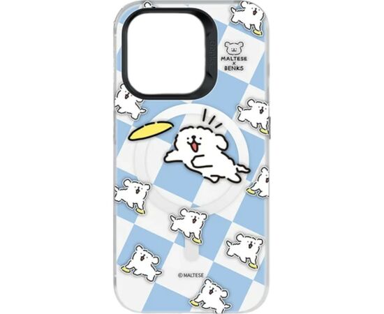 Чехол для мобильного телефона Benks Maltese Frisbee Puppies MagSafe for iPhone 15 (1248540)