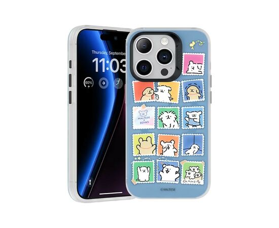 Чехол для мобильного телефона Benks Stamp Puppies MagSafe for iPhone 15 Pro (1248539)