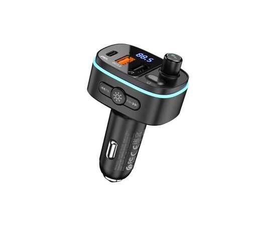 FM модулятор HOCO E62, Black, Box, изображение 3 FM модулятор HOCO E62, Black, Box, изображение 3