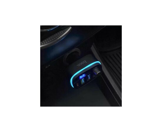 FM модулятор HOCO E62, Black, Box, изображение 7 FM модулятор HOCO E62, Black, Box, изображение 7