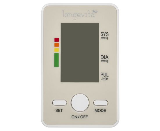 Тонометр Longevita Авт.вимір.артер.тиску LONGEVITA BP-102 Авт. вимір. артер. тиску (BP-102), изображение 9 Тонометр Longevita Авт.вимір.артер.тиску LONGEVITA BP-102 Авт. вимір. артер. тиску (BP-102), изображение 9