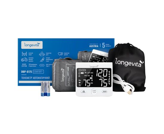 Тонометр Longevita Авт.вимір.артер.тиску LONGEVITA DBP-6175 (DBP-6175)
