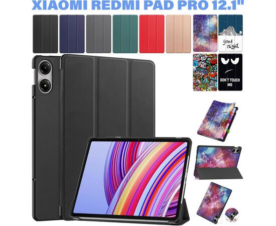 Чехол для планшета BeCover Smart Case Xiaomi Redmi Pad Pro 12.1'' Black (711296), изображение 9 Чехол для планшета BeCover Smart Case Xiaomi Redmi Pad Pro 12.1'' Black (711296), изображение 9