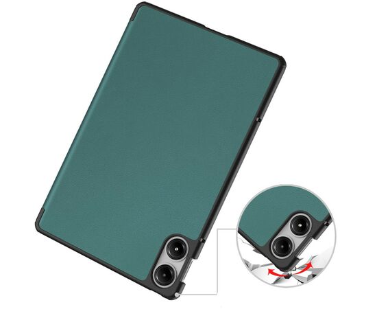 Чехол для планшета BeCover Smart Case Xiaomi Redmi Pad Pro 12.1'' Dark Green (711300), изображение 4 Чехол для планшета BeCover Smart Case Xiaomi Redmi Pad Pro 12.1'' Dark Green (711300), изображение 4