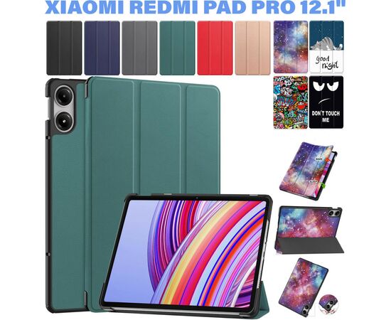 Чехол для планшета BeCover Smart Case Xiaomi Redmi Pad Pro 12.1'' Dark Green (711300), изображение 9 Чехол для планшета BeCover Smart Case Xiaomi Redmi Pad Pro 12.1'' Dark Green (711300), изображение 9