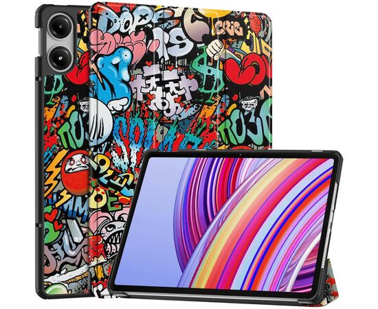 Чехол для планшета BeCover Smart Case Xiaomi Redmi Pad Pro 12.1'' Graffiti (711308), изображение 2 Чехол для планшета BeCover Smart Case Xiaomi Redmi Pad Pro 12.1'' Graffiti (711308), изображение 2