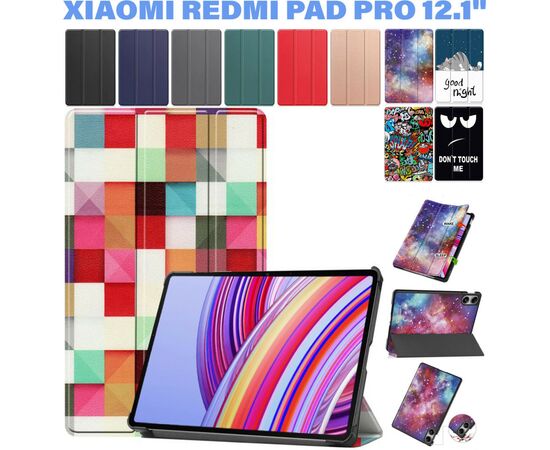 Чохол до планшета BeCover Smart Case Xiaomi Redmi Pad Pro 12.1'' Square (711312), зображення 9 Чохол до планшета BeCover Smart Case Xiaomi Redmi Pad Pro 12.1'' Square (711312), зображення 9