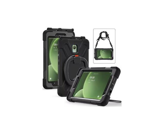 Чехол для планшета BeCover Heavy Duty Case With Stand Holder Samsung Galaxy Tab Active 5 SM-X306B 8" Black (710950), изображение 2 Чехол для планшета BeCover Heavy Duty Case With Stand Holder Samsung Galaxy Tab Active 5 SM-X306B 8" Black (710950), изображение 2