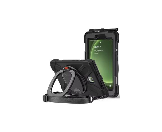 Чехол для планшета BeCover Heavy Duty Case With Stand Holder Samsung Galaxy Tab Active 5 SM-X306B 8" Black (710950), изображение 3 Чехол для планшета BeCover Heavy Duty Case With Stand Holder Samsung Galaxy Tab Active 5 SM-X306B 8" Black (710950), изображение 3
