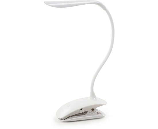 Настольная лампа ColorWay LED Flexible & Clip with built-in accumulator 500mAh (CW-DL04FCB-W), изображение 12 Настольная лампа ColorWay LED Flexible & Clip with built-in accumulator 500mAh (CW-DL04FCB-W), изображение 12