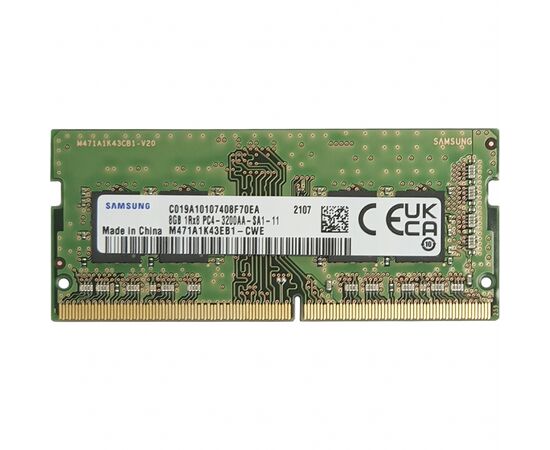 Модуль пам'яті для ноутбука SoDIMM DDR4 8GB 3200 MHz Samsung (M471A1K43EB1-CWE)