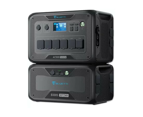 Зарядная станция BLUETTI AC500 5000W + акумуляторний модуль B300S (AC500+B300s), изображение 2 Зарядная станция BLUETTI AC500 5000W + акумуляторний модуль B300S (AC500+B300s), изображение 2