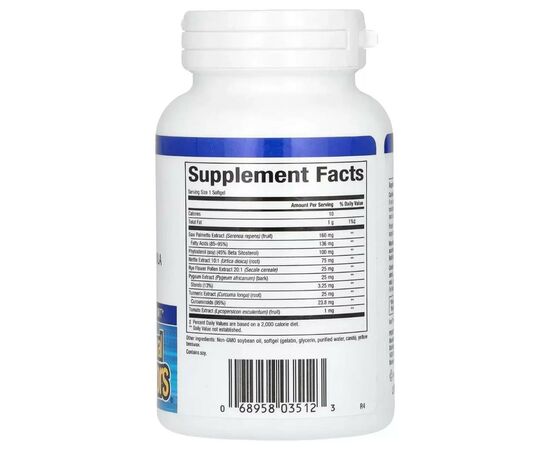 Витаминно-минеральный комплекс Natural Factors Здоровье простаты, растительная формула, Prostate Health, 60 к (NFS-03512), изображение 2 Витаминно-минеральный комплекс Natural Factors Здоровье простаты, растительная формула, Prostate Health, 60 к (NFS-03512), изображение 2