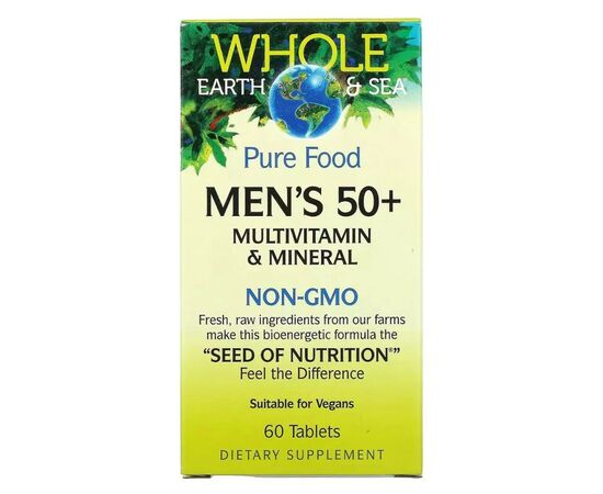 Витаминно-минеральный комплекс Natural Factors Мультивитаминный и минеральный комплекс для мужчин 50+, (NFS-35503), изображение 2 Витаминно-минеральный комплекс Natural Factors Мультивитаминный и минеральный комплекс для мужчин 50+, (NFS-35503), изображение 2