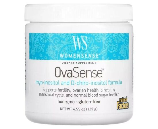 Витаминно-минеральный комплекс Natural Factors Поддержка женского здоровья, Womensense, PCOSense, 129 гр (NFS-04993)