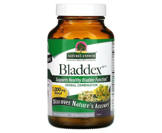 Витаминно-минеральный комплекс Nature's Answer Здоровье мочевого пузыря, 1000 мг, Bladdex, 90 вегетарианских (NTA-16020)