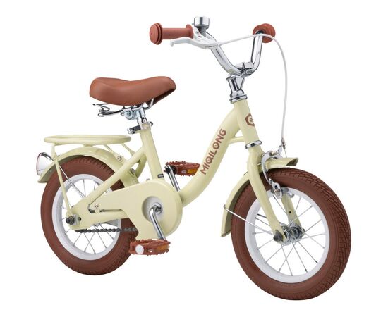 Детский велосипед Miqilong LS 12" бежевый (RBB-LS12-BEIGE), изображение 4 Детский велосипед Miqilong LS 12" бежевый (RBB-LS12-BEIGE), изображение 4