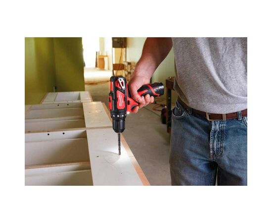 Шуруповерт Milwaukee M12 BDD-201C, 30 Нм, 2Ah, кейс (4933479439), изображение 10 Шуруповерт Milwaukee M12 BDD-201C, 30 Нм, 2Ah, кейс (4933479439), изображение 10