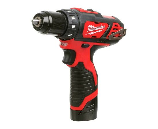 Шуруповерт Milwaukee M12 BDD-201C, 30 Нм, 2Ah, кейс (4933479439), изображение 2 Шуруповерт Milwaukee M12 BDD-201C, 30 Нм, 2Ah, кейс (4933479439), изображение 2