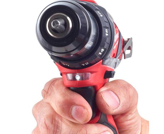Шуруповерт Milwaukee M12 BDD-201C, 30 Нм, 2Ah, кейс (4933479439), изображение 6 Шуруповерт Milwaukee M12 BDD-201C, 30 Нм, 2Ah, кейс (4933479439), изображение 6