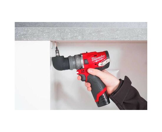 Шуруповерт Milwaukee M12 FPDX-202X, 37Нм, 2x2Ач, 2 насадки, кейс (4933464136), изображение 11 Шуруповерт Milwaukee M12 FPDX-202X, 37Нм, 2x2Ач, 2 насадки, кейс (4933464136), изображение 11