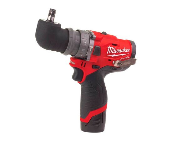 Шуруповерт Milwaukee M12 FPDXKIT-202X, 44Нм, 2x2Ач, 2 насадки, кейс (4933464138), изображение 3 Шуруповерт Milwaukee M12 FPDXKIT-202X, 44Нм, 2x2Ач, 2 насадки, кейс (4933464138), изображение 3
