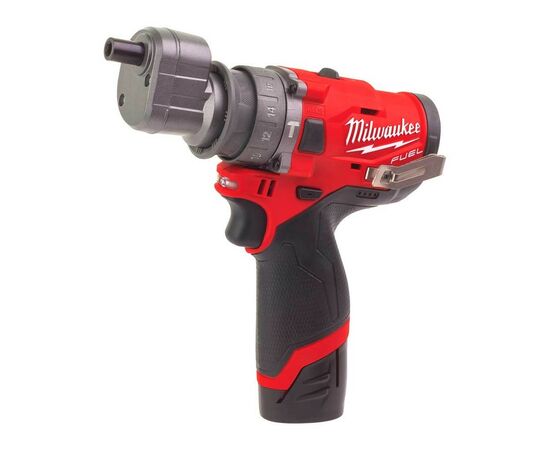Шуруповерт Milwaukee M12 FPDXKIT-202X, 44Нм, 2x2Ач, 2 насадки, кейс (4933464138), изображение 4 Шуруповерт Milwaukee M12 FPDXKIT-202X, 44Нм, 2x2Ач, 2 насадки, кейс (4933464138), изображение 4
