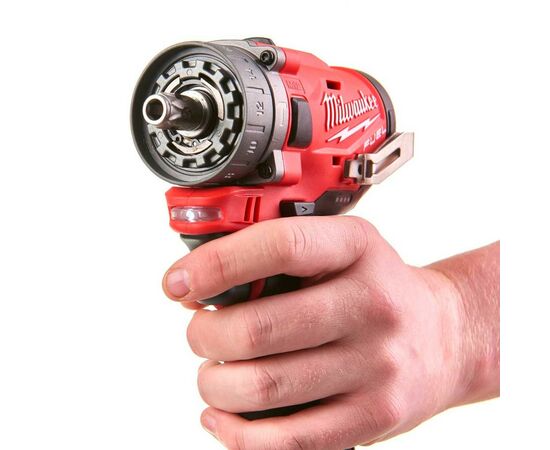 Шуруповерт Milwaukee M12 FPDXKIT-202X, 44Нм, 2x2Ач, 2 насадки, кейс (4933464138), изображение 9 Шуруповерт Milwaukee M12 FPDXKIT-202X, 44Нм, 2x2Ач, 2 насадки, кейс (4933464138), изображение 9