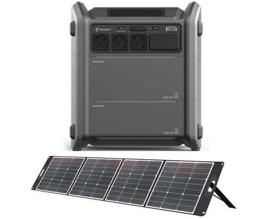 Зарядная станция Segway CUBE 2000, 2200W, 2048W/h + панель 250W (AA.13.04.02.0007-SET250)