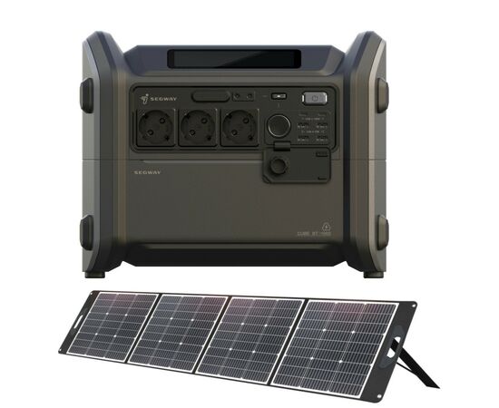 Зарядная станция Segway CUBE 1000, 2200W, 1024W/h + панель 250W (AA.13.04.02.0004-SET250)
