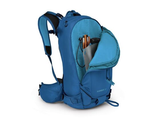 Рюкзак туристический Osprey Kamber 30 alpine blue O/S (009.2631), изображение 3 Рюкзак туристический Osprey Kamber 30 alpine blue O/S (009.2631), изображение 3