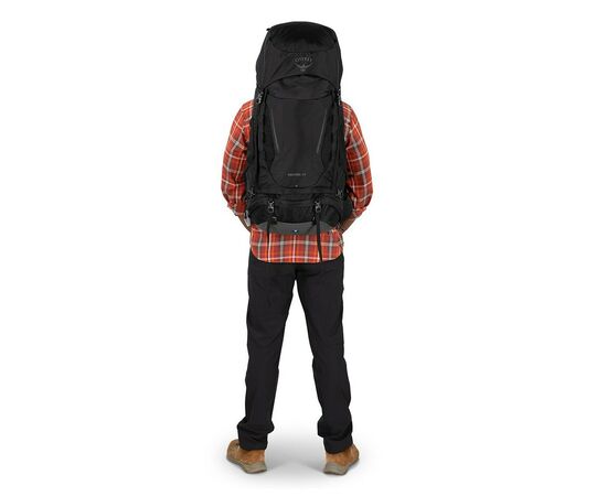 Рюкзак туристический Osprey Kestrel 68 black L/XL (009.3302), изображение 7 Рюкзак туристический Osprey Kestrel 68 black L/XL (009.3302), изображение 7
