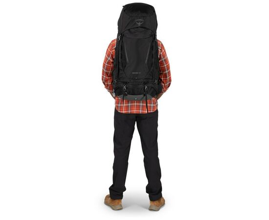 Рюкзак туристический Osprey Kestrel 68 black S/M (009.3301), изображение 6 Рюкзак туристический Osprey Kestrel 68 black S/M (009.3301), изображение 6